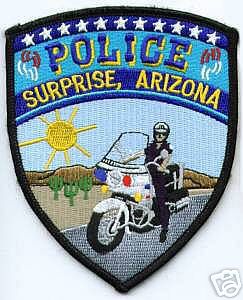 Surprise Police Motorcycle (Arizona)
Thanks to apdsgt for this scan.
