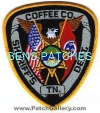 Coffee County Sheriff's Department (Tennessee)
Thanks to BensPatchCollection.com for this scan.
Keywords: sheriffs dept