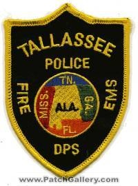 Tallassee Department of Public Safety Fire EMS Police (Alabama)
Thanks to BensPatchCollection.com for this scan.
Keywords: dps