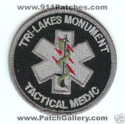 Tri-Lakes Monument Fire Tactical Medic (Colorado)
Thanks to Jack Bol for this scan.
Keywords: ems