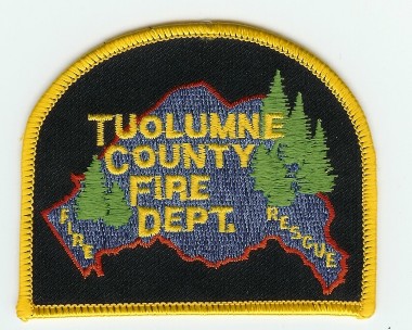 Tuolumne County Fire Dept
Thanks to PaulsFirePatches.com for this scan.
Keywords: california department