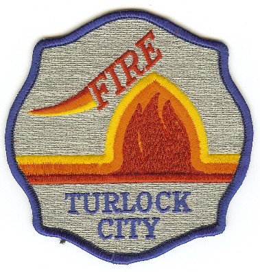 Turlock City Fire
Thanks to PaulsFirePatches.com for this scan.
Keywords: california