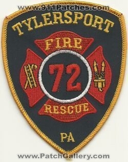 Tylersport Fire Rescue Department 72 (Pennsylvania)
Thanks to Mark Hetzel Sr. for this scan.
Keywords: dept. pa.