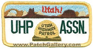 Utah Highway Patrol Association (Utah)
Thanks to Alans-Stuff.com for this scan.
Keywords: uhp assn.