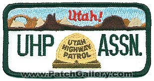 Utah Highway Patrol Association (Utah)
Thanks to Alans-Stuff.com for this scan.
Keywords: uhp assn.