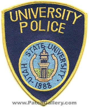 Utah State University Police Department (Utah)
Thanks to Alans-Stuff.com for this scan.
Keywords: dept.