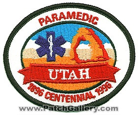 Utah Centennial Paramedic
Thanks to Alans-Stuff.com for this scan.
Keywords: ems