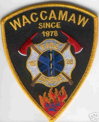 Waccamaw Fire Rescue
Thanks to Brent Kimberland for this scan.
Keywords: north carolina