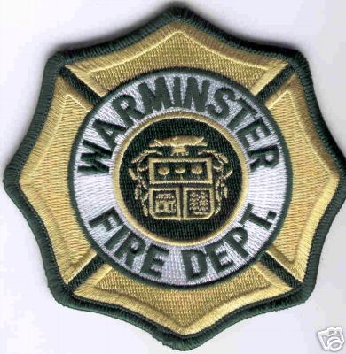 Warminster Fire Dept
Thanks to Brent Kimberland for this scan.
Keywords: pennsylvania department