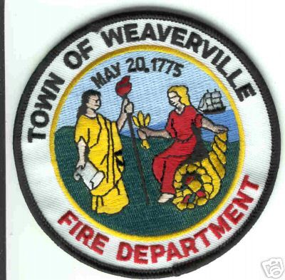 Weaverville Fire Department
Thanks to Brent Kimberland for this scan.
Keywords: north carolina town of