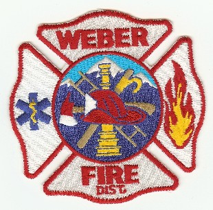 Weber Fire Dist
Thanks to PaulsFirePatches.com for this scan.
Keywords: utah district