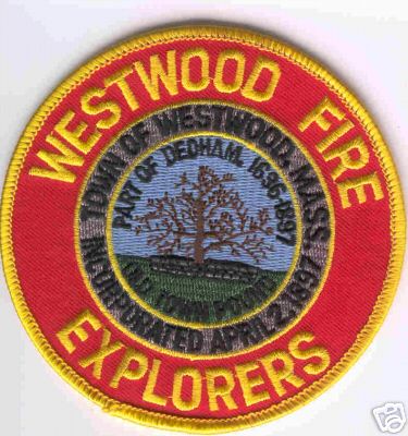 Westwood Fire Explorers
Thanks to Brent Kimberland for this scan.
Keywords: massachusetts town of