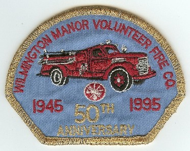 Wilmington Manor Volunteer Fire Co
Thanks to PaulsFirePatches.com for this scan.
Keywords: delaware company 50th anniversary