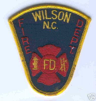 Wilson Fire Dept
Thanks to Brent Kimberland for this scan.
Keywords: north carolina department