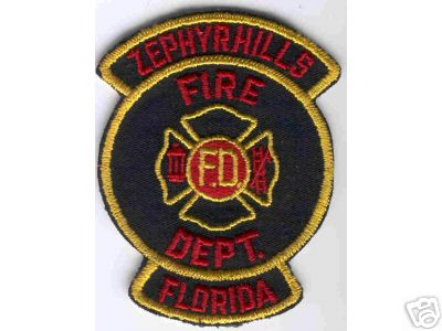 Zephyr Hills Fire Dept
Thanks to Brent Kimberland for this scan.
Keywords: florida department