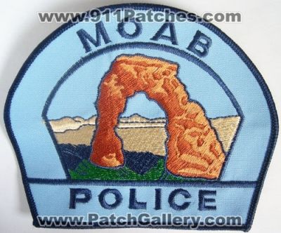 Moab Police Department (Utah)
Thanks to Alans-Stuff.com for this picture.
Keywords: dept.