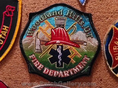Woodland Hills Fire Department Patch (Utah)
Thanks to Jeremiah Herderich for the picture.
Keywords: dept.