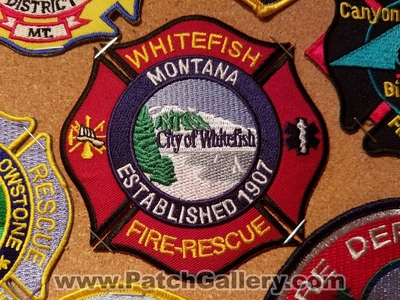 Whitefish Fire Rescue Department Patch (Montana)
Thanks to Jeremiah Herderich for the picture.
Keywords: dept.