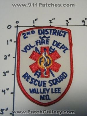 2nd District Volunteer Fire Department Rescue Squad Valley Lee (Maryland)
Thanks to Mark Stampfl for this picture.
Keywords: md. vol. dept.