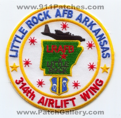 314th Airlift Wing 314 AW Little Rock Air Force Base AFB USAF Military Patch (Arkansas)
Scan By: PatchGallery.com
Keywords: lrafb l.r.a.f.b. u.s.a.f.