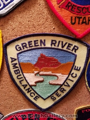 Green River Ambulance Service EMS Patch (Utah)
Thanks to Jeremiah Herderich for the picture.
Keywords: emt paramedic