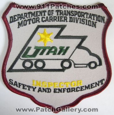 Utah Department of Transportation Motor Carrier Division Safety and Enforcement Inspector (Utah)
Thanks to Alans-Stuff.com for this scan.
Keywords: dept. dot