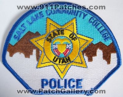 Salt Lake Community College Police Department (Utah)
Thanks to Alans-Stuff.com for this scan.
Keywords: dept.