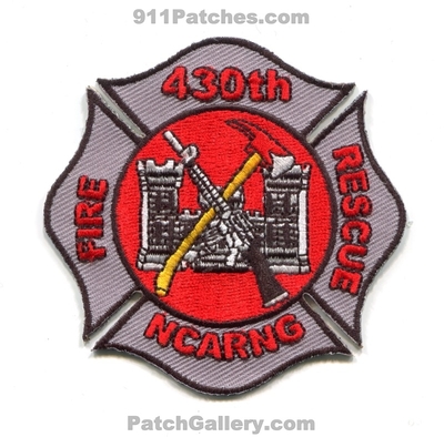 430th Fire Rescue Department Army Reserve National Guard Patch (North Carolina)
Scan By: PatchGallery.com
Keywords: dept. ncarng