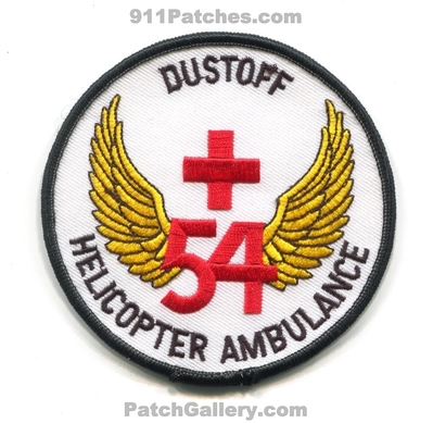 54th Medical Company Helicopter Ambulance Dustoff Fort Lewis Patch (Washington)
Scan By: PatchGallery.com
Keywords: co. detachment air medevac ft.