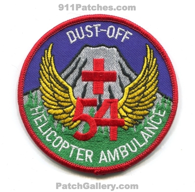 54th Medical Company Helicopter Ambulance Dustoff Fort Lewis Patch (Washington)
Scan By: PatchGallery.com
Keywords: co. detachment air medevac ft.