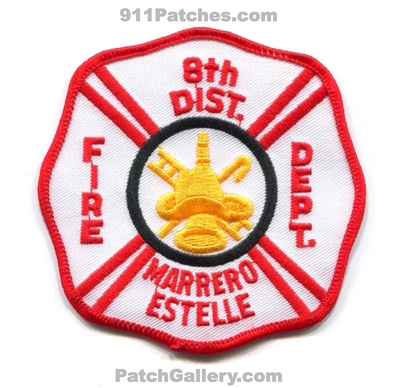 8th District Fire Department Marrero Estelle Patch (Louisiana)
Scan By: PatchGallery.com
Keywords: dist. dept.