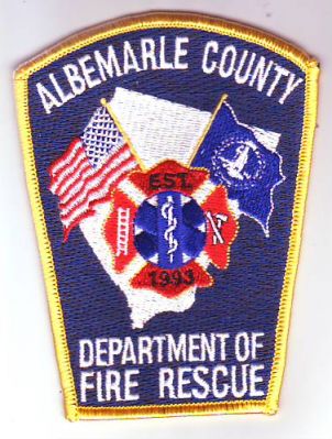 Albemarle County Department of Fire Rescue (Virginia)
Thanks to Dave Slade for this scan.
