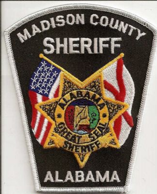 Madison County Sheriff (Alabama)
Thanks to EmblemAndPatchSales.com for this scan.
