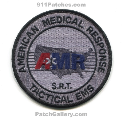 American Medical Response AMR Tactical EMS SRT Patch (No State Affiliation)
Scan By: PatchGallery.com
Keywords: emergency medical services ambulance