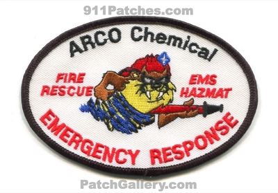ARCO Chemical Emergency Response Team ERT Patch (Texas)
Scan By: PatchGallery.com
Keywords: company co. fire rescue ems hazardous materials hazmat haz-mat industrial plant taz