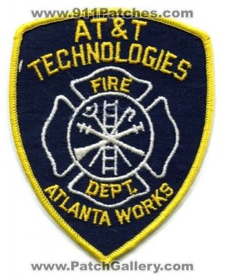 AT&T Technologies Atlanta Works Fire Department (Georgia)
Scan By: PatchGallery.com
Keywords: atandt att dept.