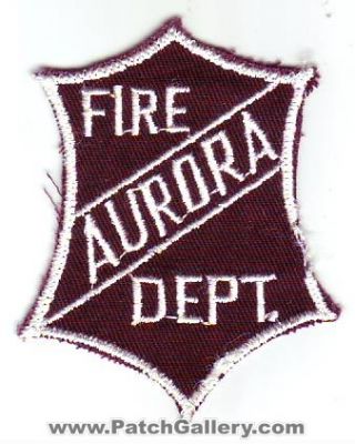 Aurora Fire Department (Ohio)
Thanks to Dave Slade for this scan.
Keywords: dept
