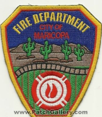 Maricopa Fire Department (Arizona)
Thanks to Mark Hetzel Sr. for this scan.
Keywords: city of dept.