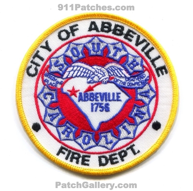 Abbeville Fire Department Patch (South Carolina)
Scan By: PatchGallery.com
Keywords: dept. 1756