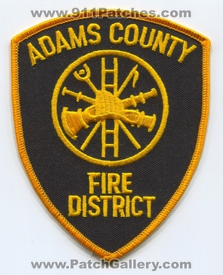 Adams County Fire District Patch (Wisconsin)
Scan By: PatchGallery.com
Keywords: co. dist. department dept.