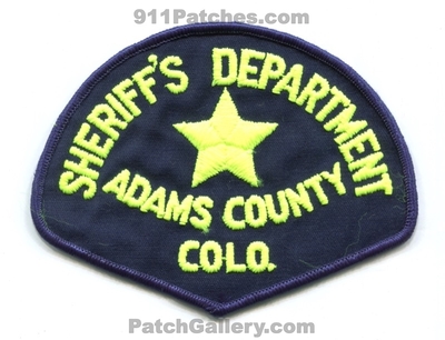 Adams County Sheriffs Department Patch (Colorado)
Scan By: PatchGallery.com
Keywords: co. dept. office