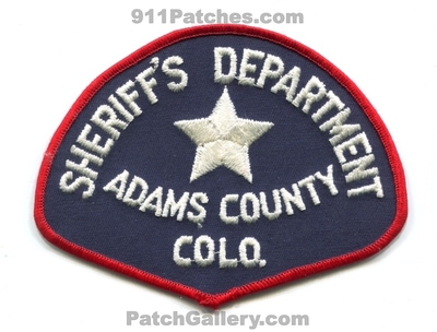Adams County Sheriffs Department Patch (Colorado)
Scan By: PatchGallery.com
Keywords: co. dept. office