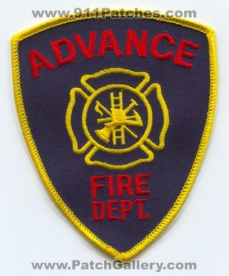 Advance Fire Department Patch (UNKNOWN STATE)
Scan By: PatchGallery.com
Keywords: dept.