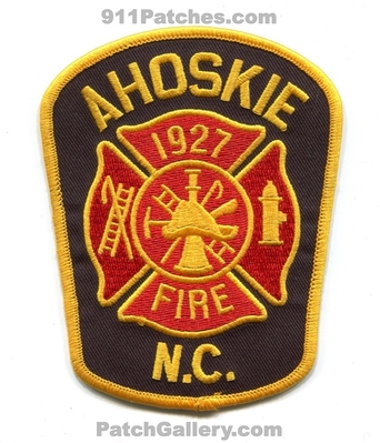 Ahoskie Fire Department Patch (North Carolina)
Scan By: PatchGallery.com
Keywords: dept. 1927 n.c.