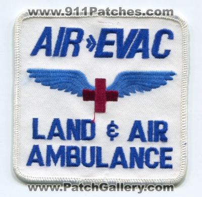 Air Evac Land and Air Ambulance (South Dakota)
Scan By: PatchGallery.com
Keywords: ems medical helicopter airevac