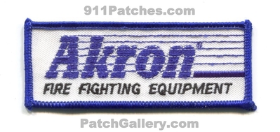 Akron Fire Fighting Equipment Patch (Ohio)
Scan By: PatchGallery.com
Keywords: firefighting brass