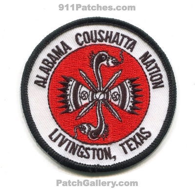 Alabama Coushatta Nation Livingston Patch (Texas)
Scan By: PatchGallery.com
Keywords: indian tribe tribal
