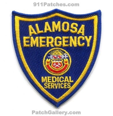 Alamosa Emergency Medical Services EMS Patch (Colorado)
[b]Scan From: Our Collection[/b]
Keywords: ambulance