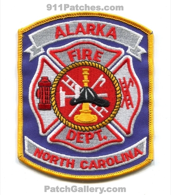 Alarka Fire Department Patch (North Carolina)
Scan By: PatchGallery.com
Keywords: dept.