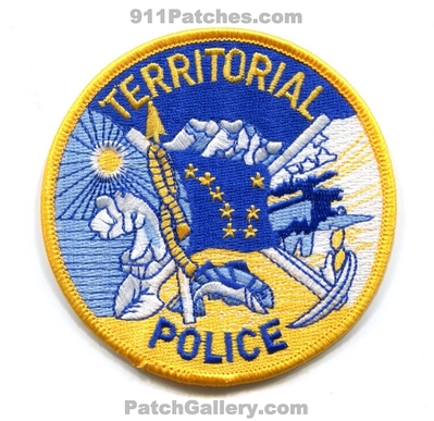 Alaska Territorial Police Department Patch (Alaska)
Scan By: PatchGallery.com
Keywords: dept. state